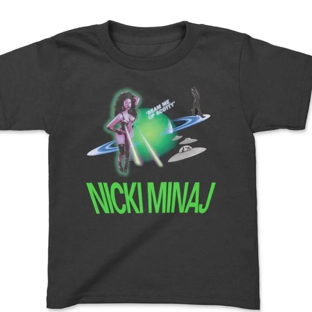 NICKI MINAJ Beam Me Up Scotty T-Shirt, Size XL, New without Tag Official Merch